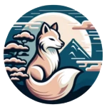 kitsune logo badge