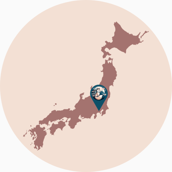 Kitsune Interactieve kaart Japan