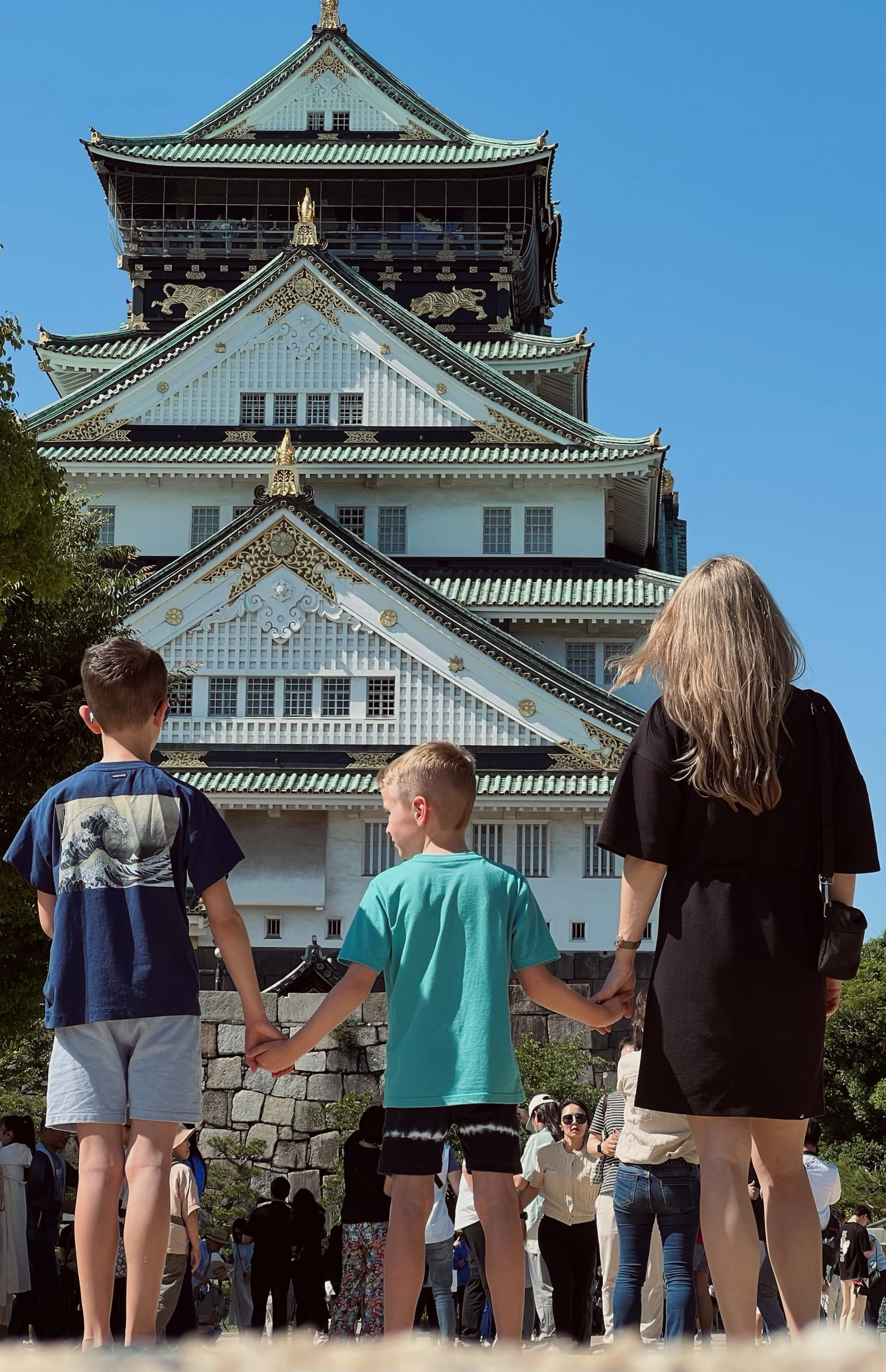 Reizen naar Japan met kinderen – Kitsune Travel Bij Osaka Castle