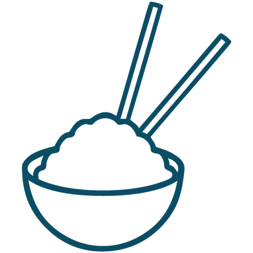 eetstokjesetiquette - Bowl of rice