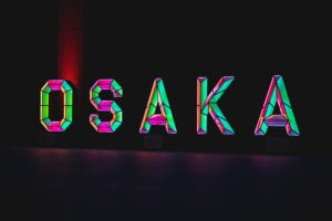 Osaka in neon