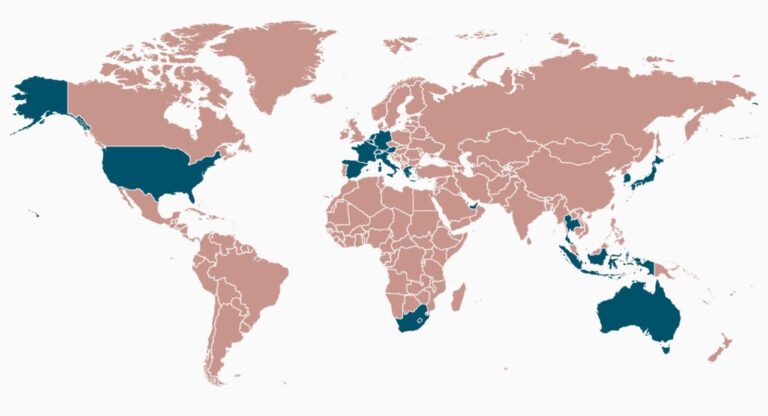 Reizen naar Japan met kinderen – Kitsune Travel Travel Map - 17 landen