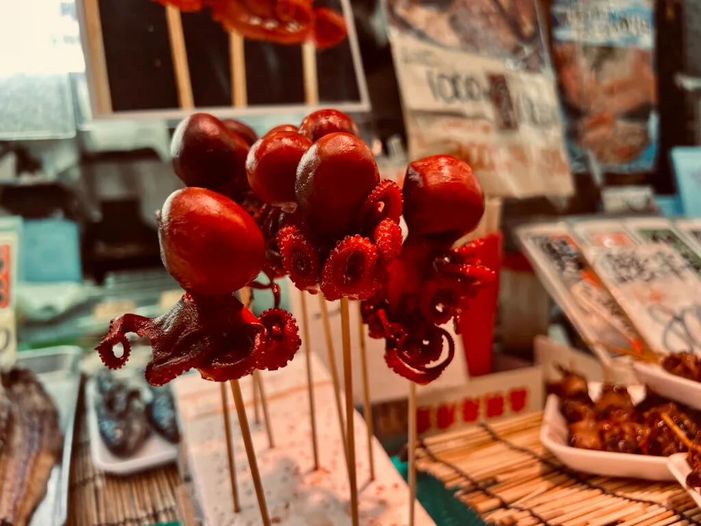 Osaka met kinderen – Kitsune Travel Osaka Fresh octopus