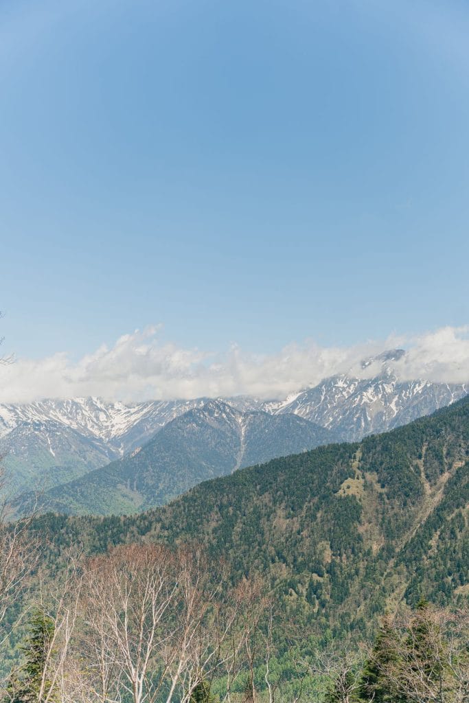 Takayama met kinderen – Kitsune Travel Uitzicht over de Japanse Alpen vanuit Shin-Hotaka Ropeway bij Takayama