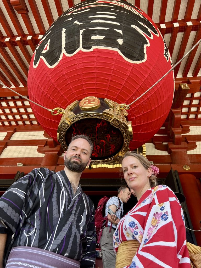 Kimono huren in Asakusa