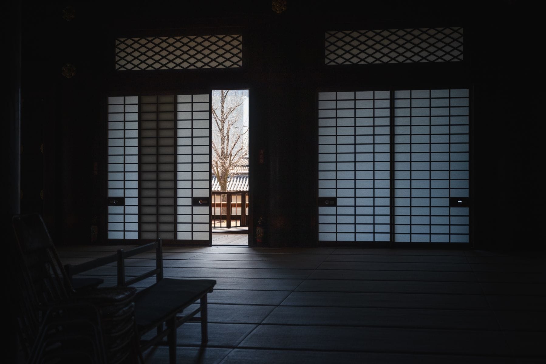 Kanazawa met kinderen – Kitsune Travel Traditionele Japanse kamer met schuifdeuren, Myoryu-ji ninja-tempel