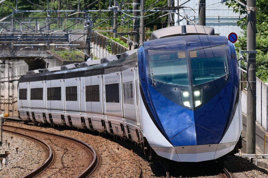 De Keisei Skyliner tussen Narita en Ueno